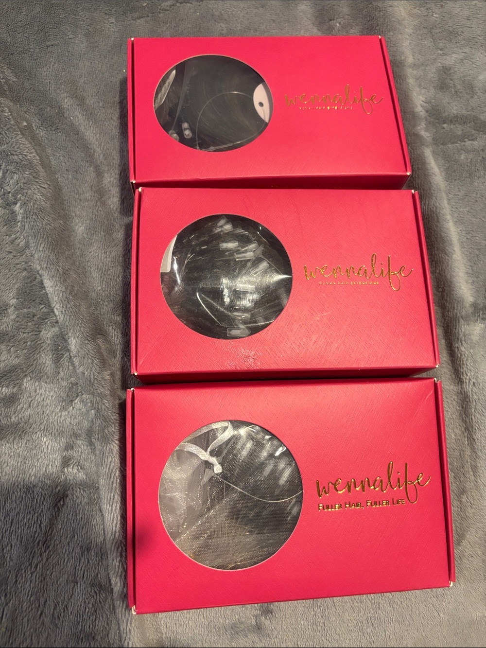 Brand new micro ring human hair extensions.